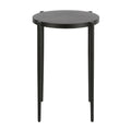 Black Metal End Table - 24