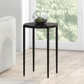 Black Metal End Table - 24