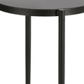 Black Metal End Table - 24