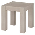 Luxury Living - Alder White End Table