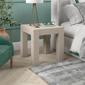 Luxury Living - Alder White End Table