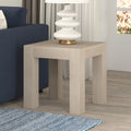 Luxury Living - Alder White End Table