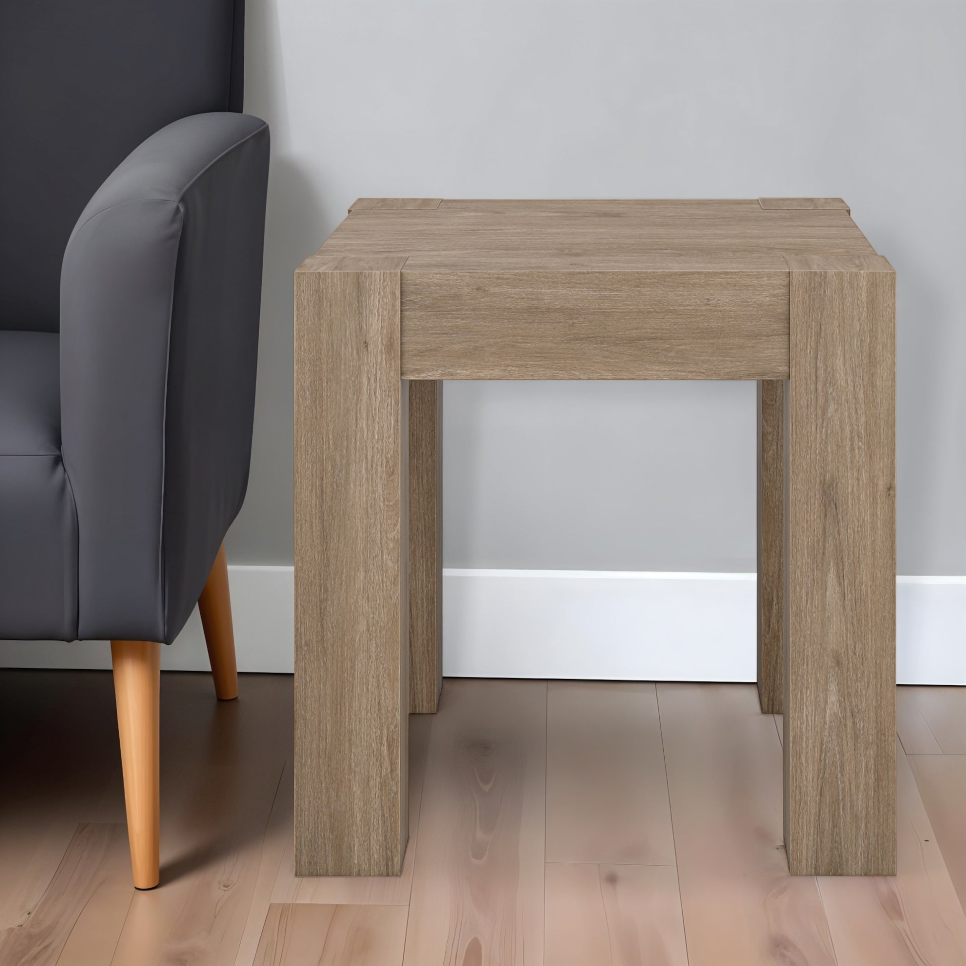 Best Gray Wood Table - Square Design 