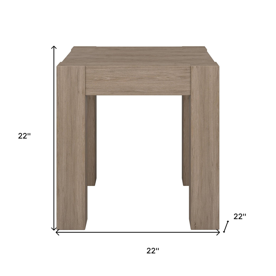 Best Gray Wood Table - Square Design 