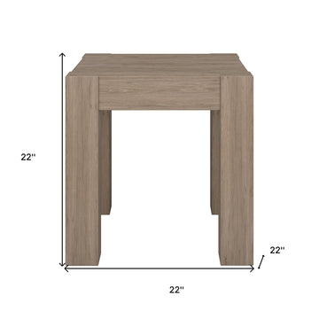 Best Gray Wood Table - Square Design 