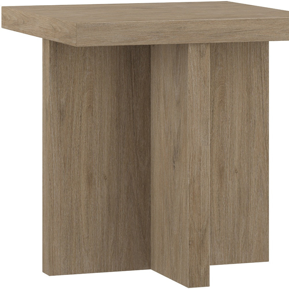 Gray Wood End Table - High-End Furniture