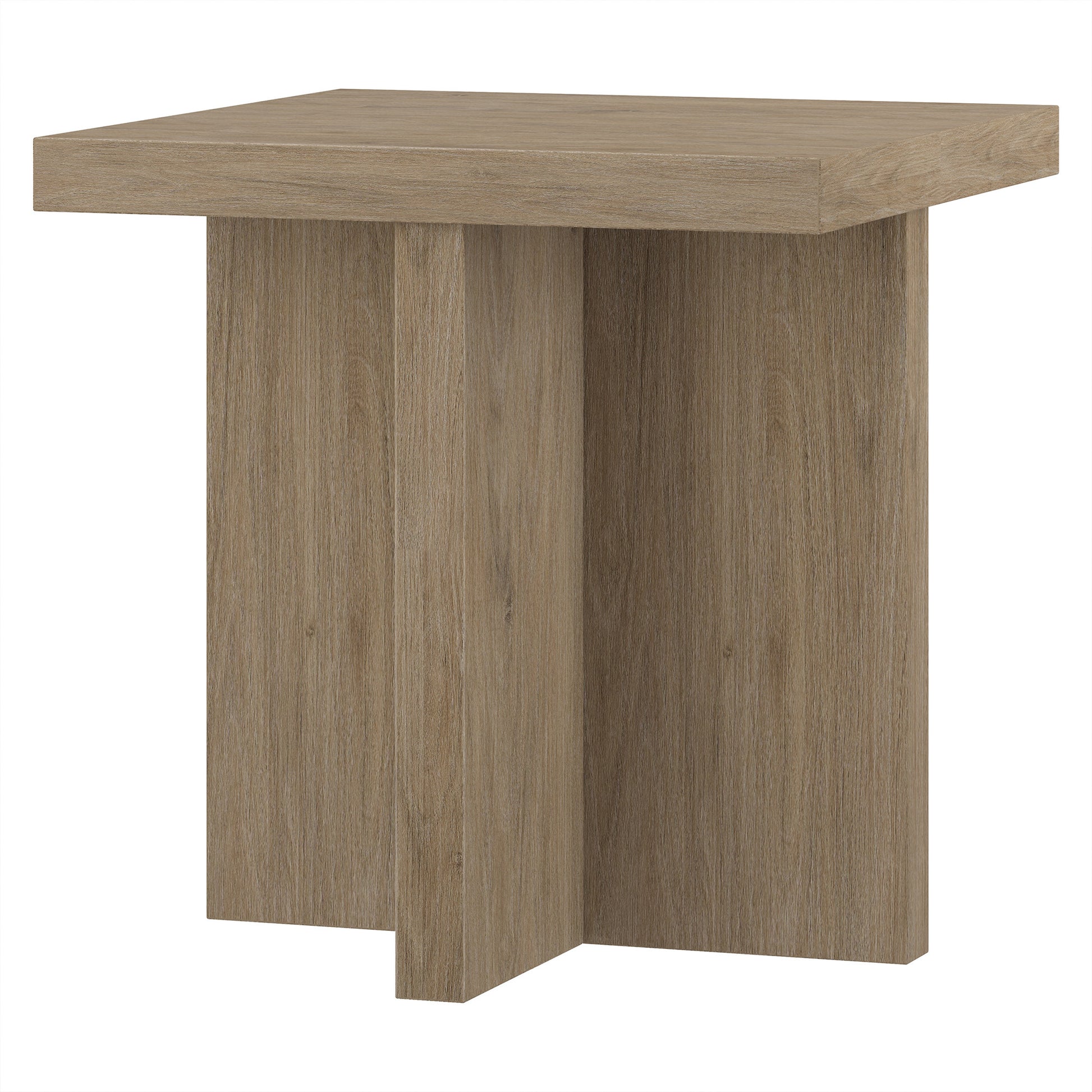 Gray Wood End Table - High-End Furniture