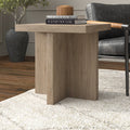 Gray Wood End Table - High-End Furniture