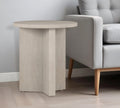 Alder White End Table - High-End Design