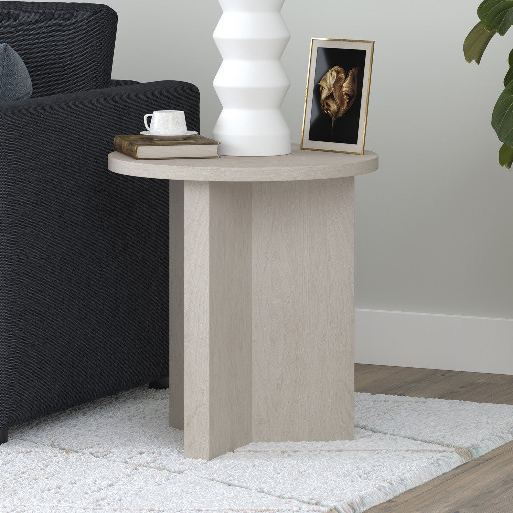 Alder White End Table - High-End Design