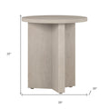 Alder White End Table - High-End Design