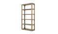 Modern Brown Abbott Bookshelf - Stylish Storage for Every Room