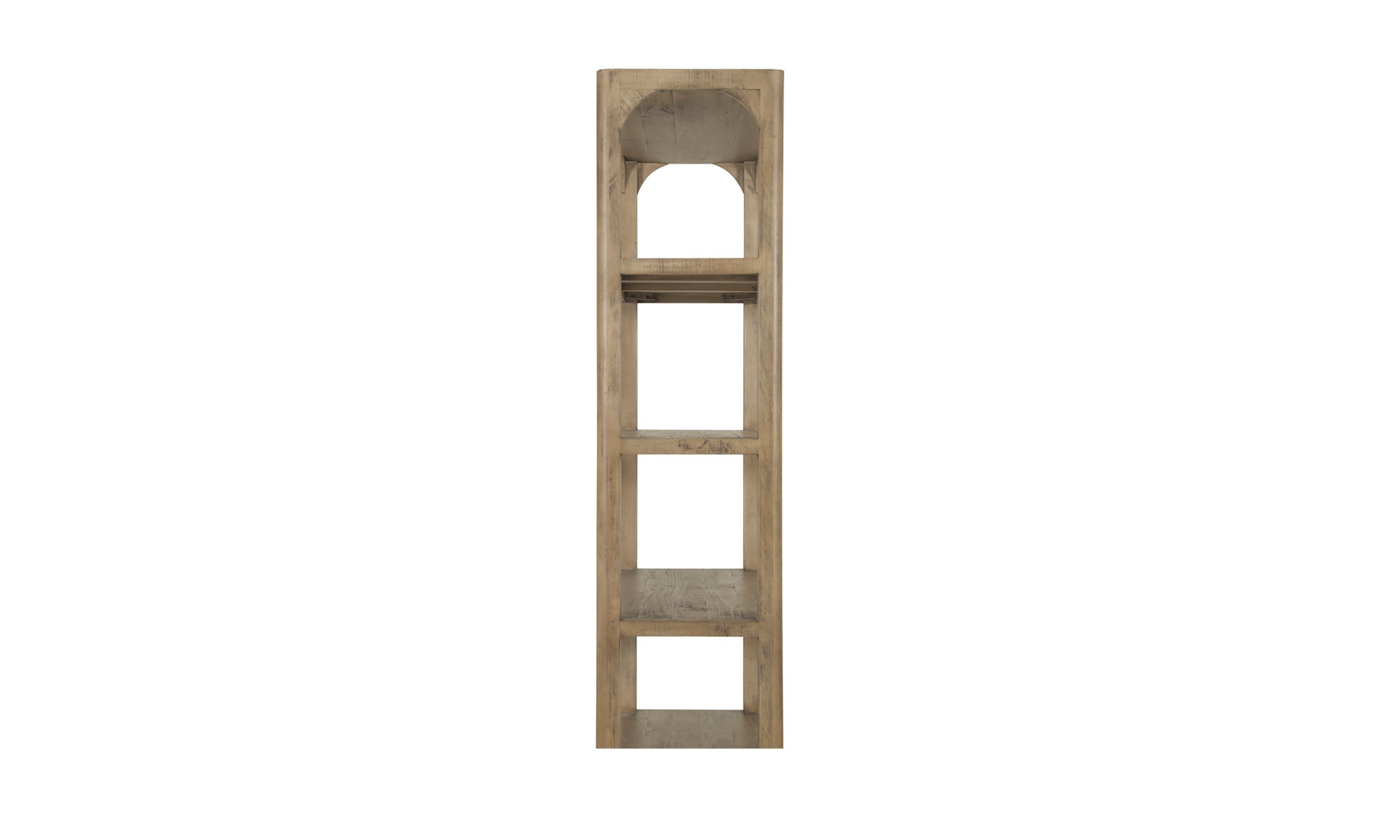 Modern Brown Abbott Bookshelf - Stylish Storage for Every Room