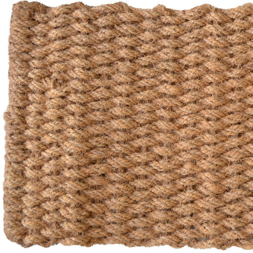 24" X 36" Brown Coir Weave Outdoor Door Mat