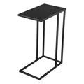 24" Black Iron Abstract End Table