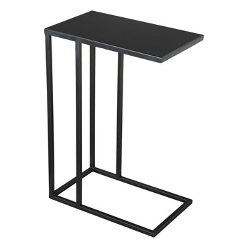24" Black Iron Abstract End Table