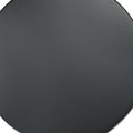 20" Black Iron Round Drum End Table