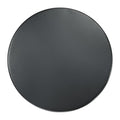 20" Black Iron Round Drum End Table