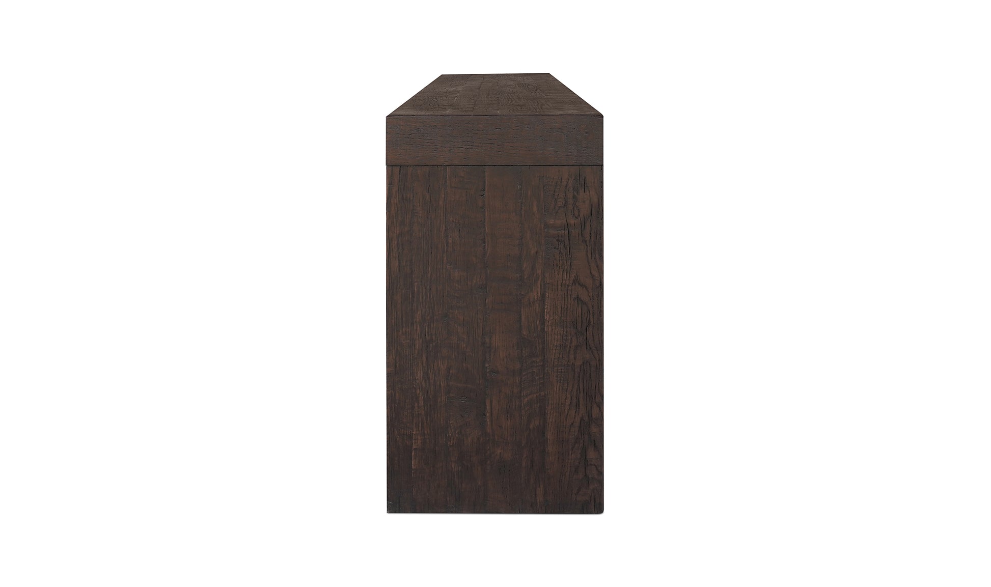 Rustic Evander Oak Console Table