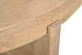 Natural Wood End Table - Cross Leg