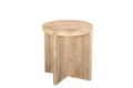 Natural Wood End Table - Cross Leg