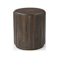 Distressed Wood End Table - High-End Furniture