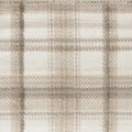 12' Ivory Plaid Power Loom Runner Rug