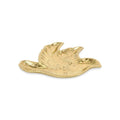 7" Gold Cast Iron Dove Handmade Trinket Tray