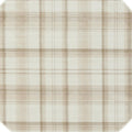 4' Ivory Plaid Power Loom Round Rug