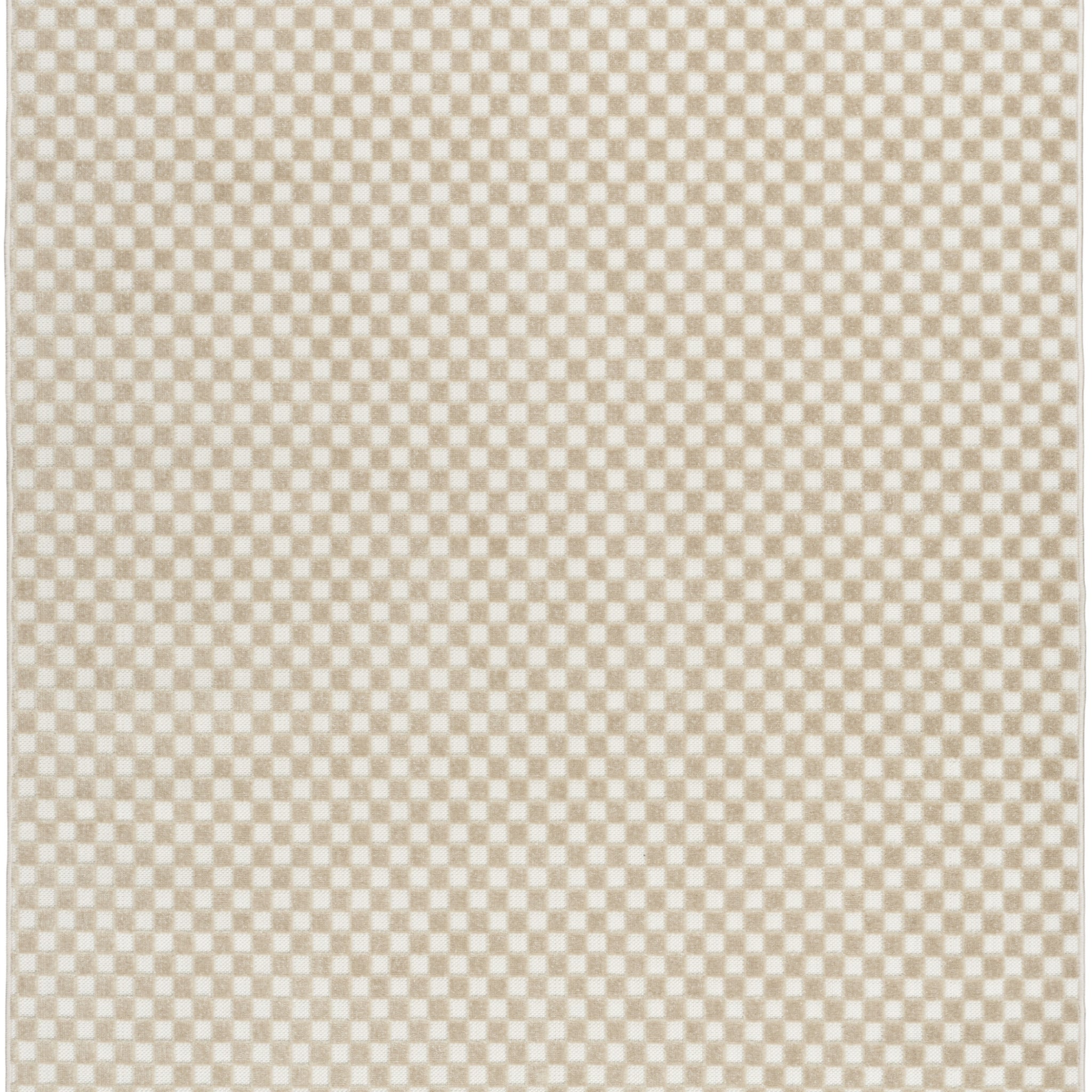 4' X 6' Beige Geometric Area Rug