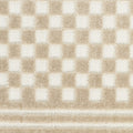 4' X 6' Beige Geometric Area Rug