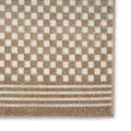 4' X 6' Brown Geometric Area Rug