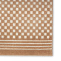 4' X 6' Brown Geometric Area Rug