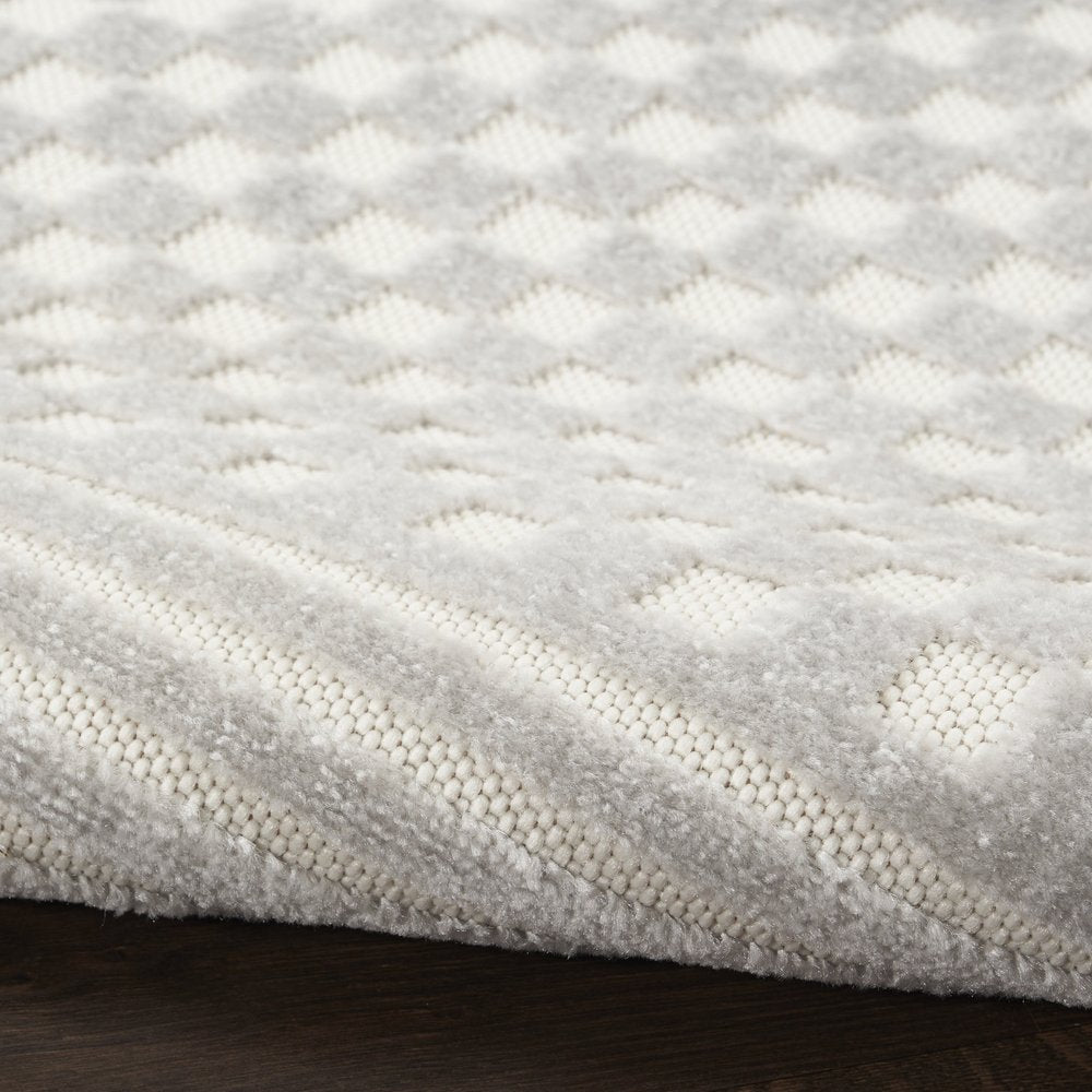 4' X 6' Gray Geometric Area Rug