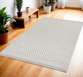 4' X 6' Gray Geometric Area Rug