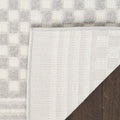 4' X 6' Gray Geometric Area Rug