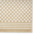 4' X 6' Tan Geometric Area Rug