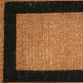36" X 60" Brown and Black Coir Outdoor Door Mat