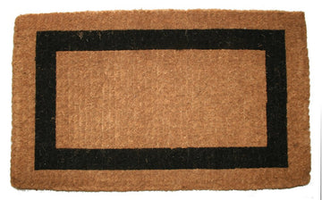 36" X 60" Brown and Black Coir Outdoor Door Mat