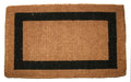 36" X 60" Brown and Black Coir Outdoor Door Mat