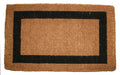 36" X 60" Brown and Black Coir Outdoor Door Mat