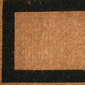 36" X 60" Brown and Black Coir Outdoor Door Mat