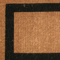 36" X 60" Brown and Black Coir Outdoor Door Mat