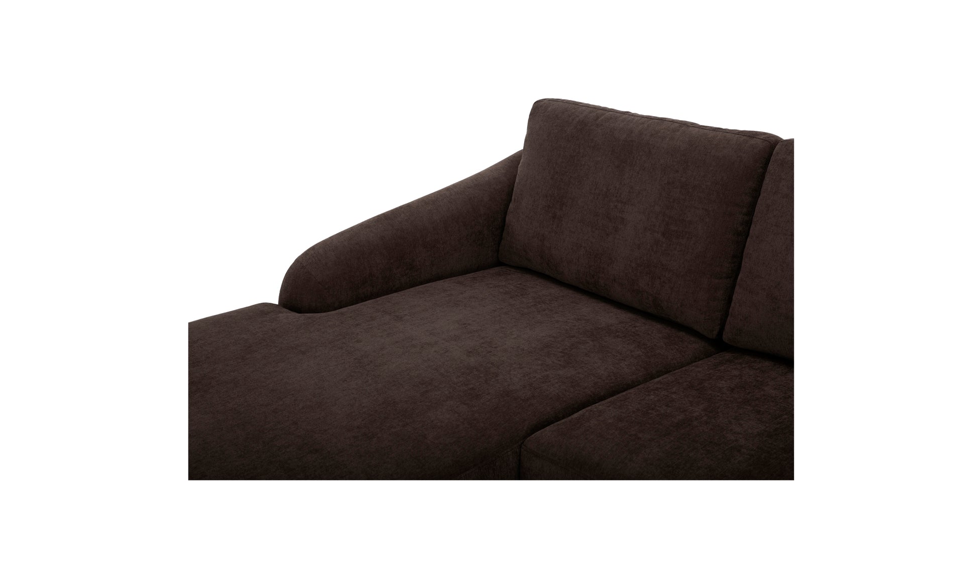 Quinn Sectional Dark Brown