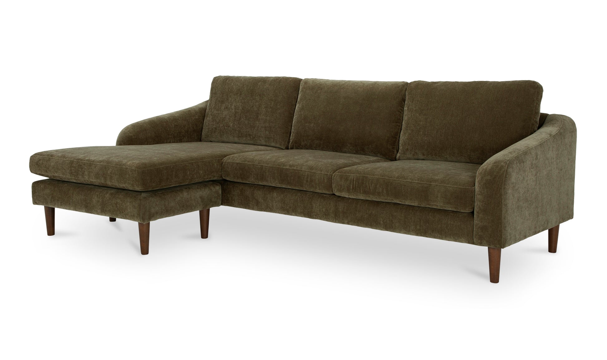 Quinn Sectional Dark Brown