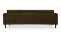 Quinn Sectional Dark Brown