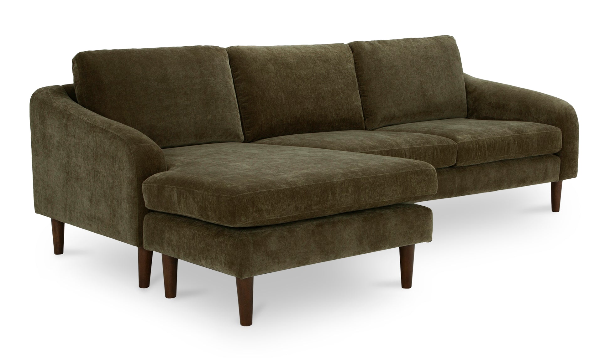 Quinn Sectional Dark Brown