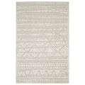 3' X 5' Beige And Ivory Tribal Area Rug