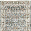 5' X 7' Gray And Ivory Oriental Area Rug