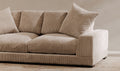 Modern Charcoal Plunge Sofa